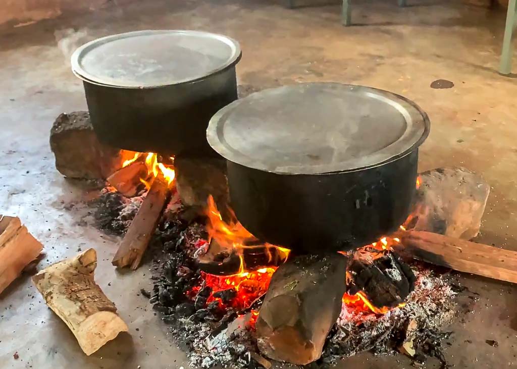 wood burning cooking